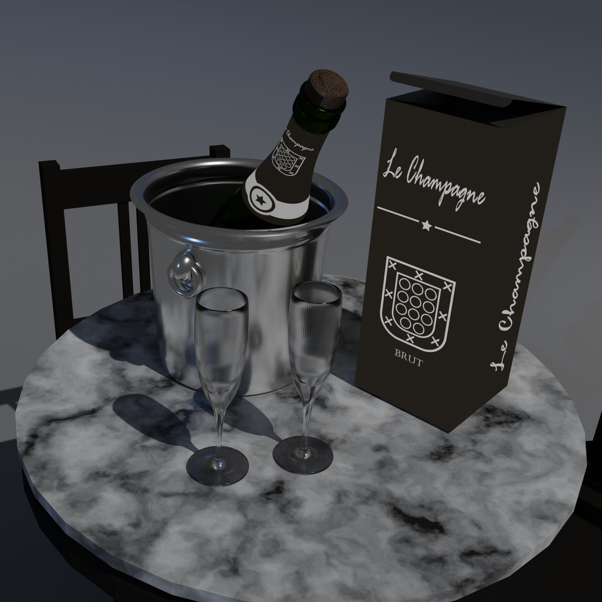 Champagne glass  preview image 2